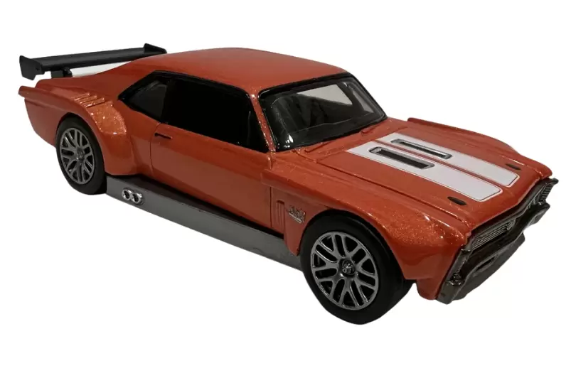 Foto da miniatura Hot Wheels Custom 1970 Chevy Nova na cor Laranja