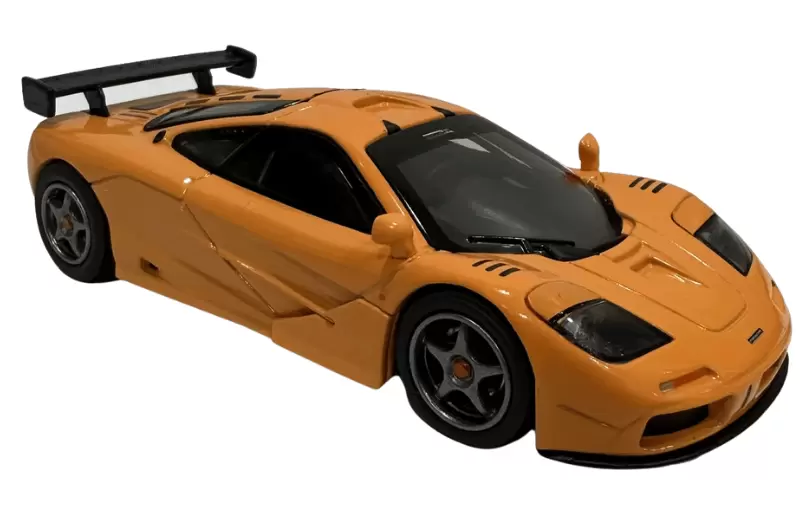 Foto da miniatura Hot Wheels McLaren F1 GTR 1995 na cor Laranja