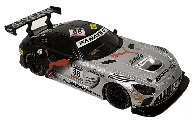 Foto da miniatura Hot Wheels Mercedes-AMG GT3 na cor Cinza