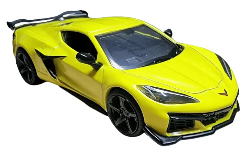 Foto da miniatura Hot Wheels Chevolet Corvette Z06 na cor Amarelo