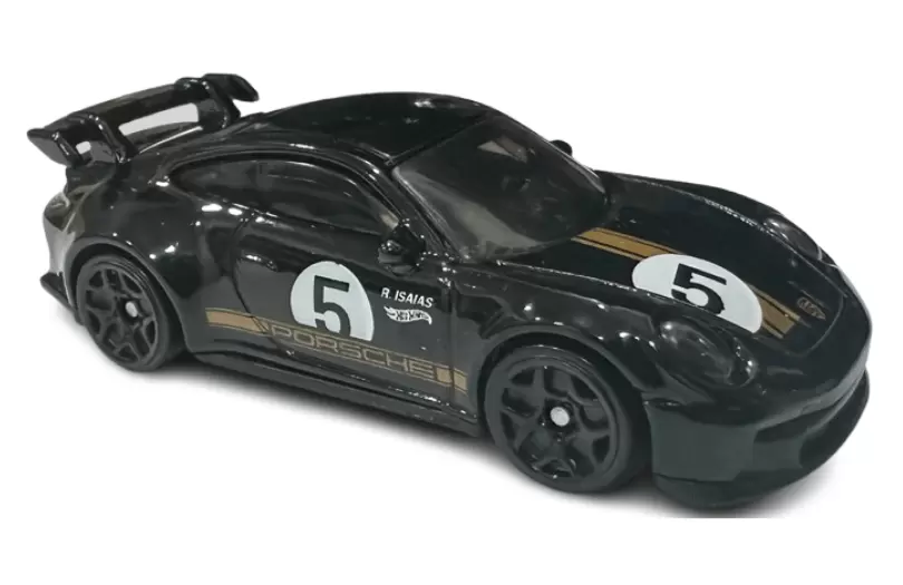 Foto da miniatura Hot Wheels Porsche 911 GT3 na cor Preto