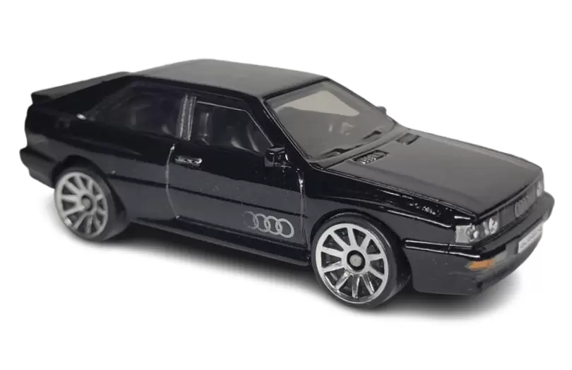 Foto da miniatura Hot Wheels 87 Audi quattro na cor Preto
