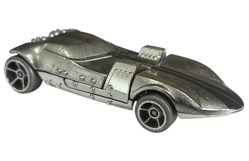 Foto da miniatura Hot Wheels HW Braille Racer - Twin Mill na cor ZAMAC