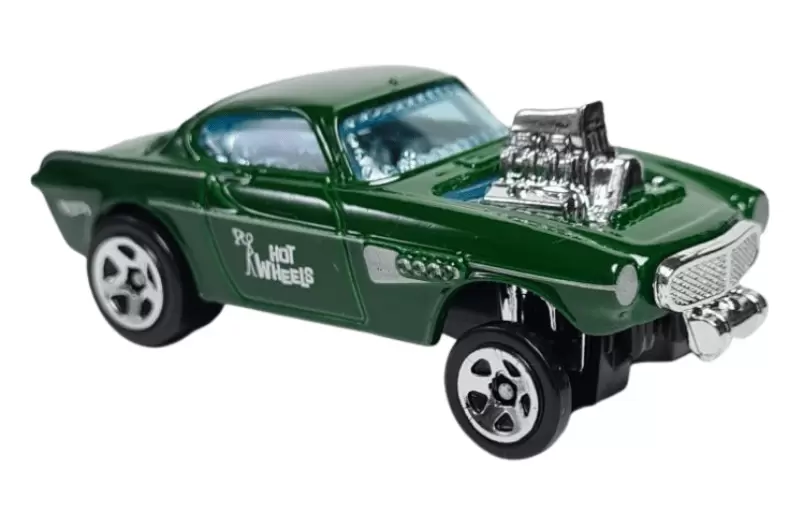 Foto da miniatura Hot Wheels Volvo P1800 Gasser (Legends Tour 2023) na cor Verde