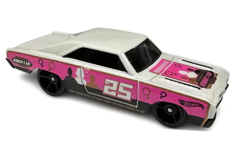Foto da miniatura Hot Wheels 74 Brazilian Dodge Charger na cor Branco