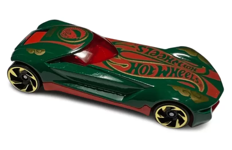 Foto da miniatura Hot Wheels Twin Mill Gen-E na cor Verde