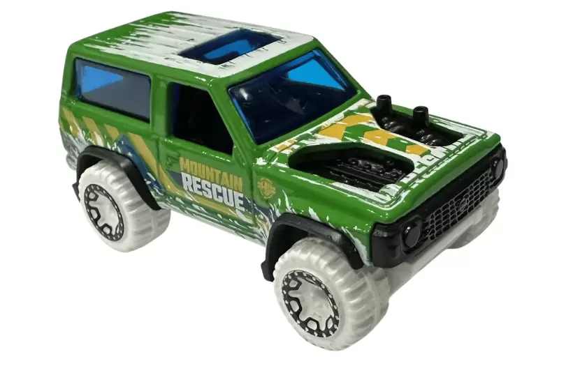Foto da miniatura Hot Wheels Nissan Patrol Custom na cor Verde