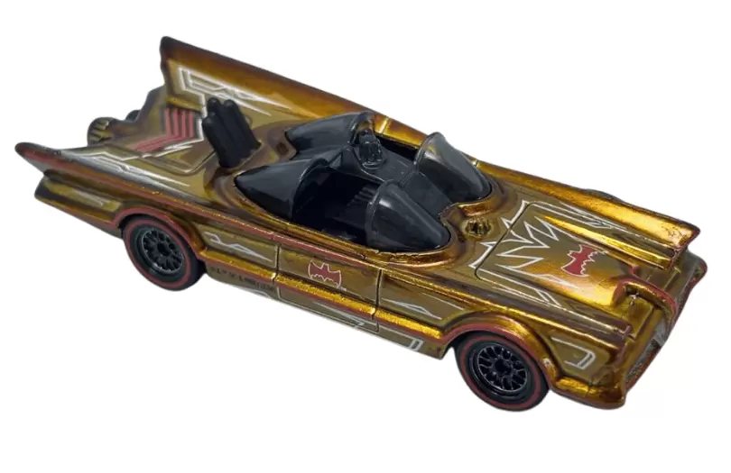 Foto da miniatura Hot Wheels 1966 TV Series Batmobile na cor Marrom