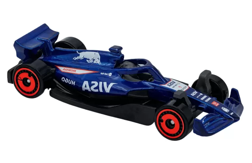 Foto da miniatura Hot Wheels Visa Cash App RB Formula 1 Team (F1) na cor Azul