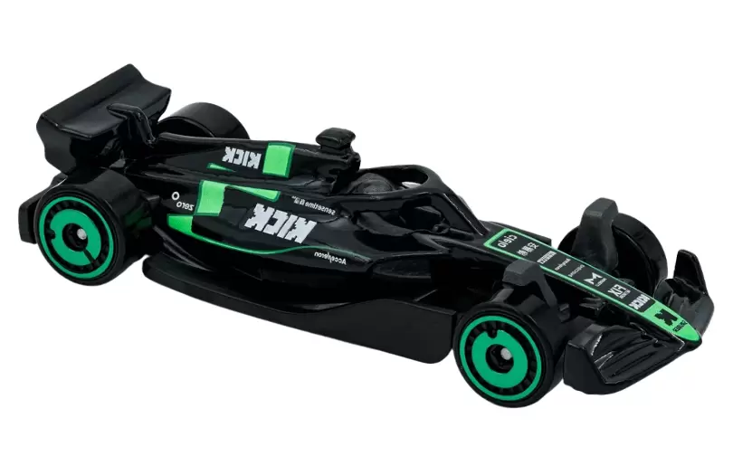 Foto da miniatura Hot Wheels Stake Kick Sauber Formula 1 Team (F1) na cor Preto