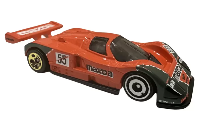 Foto da miniatura Hot Wheels Mazda 787B na cor Laranja