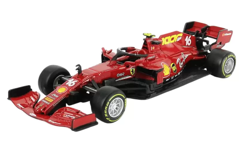 Foto da miniatura Bburago Ferrari SF1000 GP Tuscan na cor Vermelho