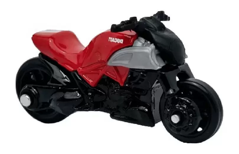 Foto da miniatura Hot Wheels Ducati Diavel na cor Vermelho