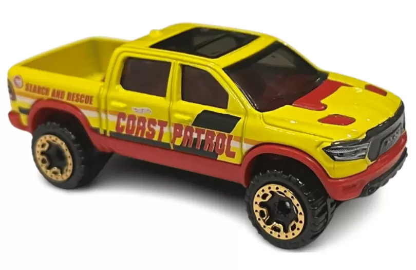 Foto da miniatura Hot Wheels 2020 RAM 1500 Rebel (TH) na cor Amarelo