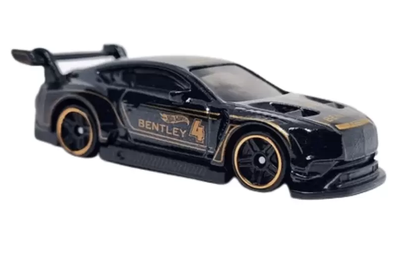 Foto da miniatura Hot Wheels 2018 Bentley Continental GT3 na cor Azul