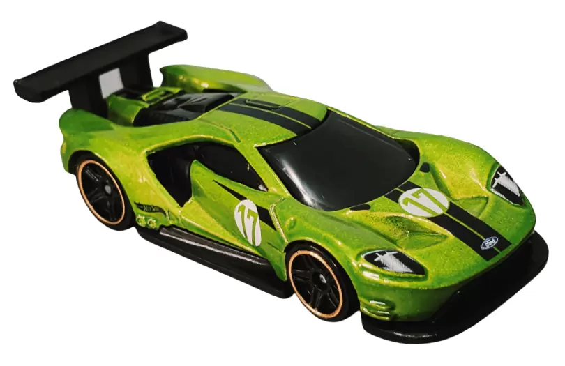 Foto da miniatura Hot Wheels 2016 Ford GT Race na cor Verde