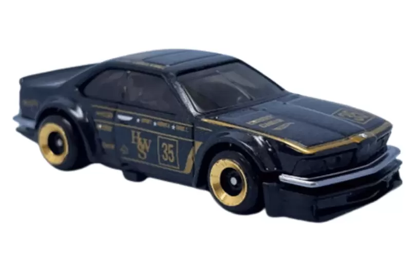 Foto da miniatura Hot Wheels BMW 635 CSi na cor Azul