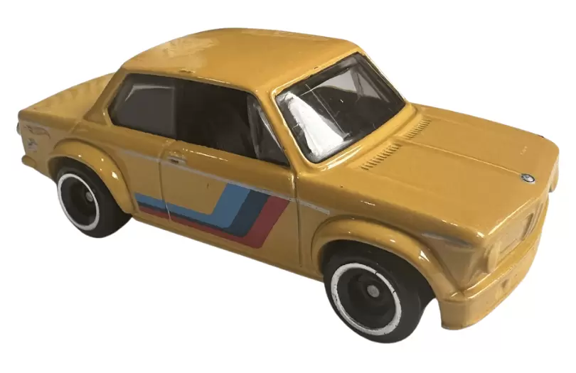 Foto da miniatura Hot Wheels BMW 2002 na cor Amarelo