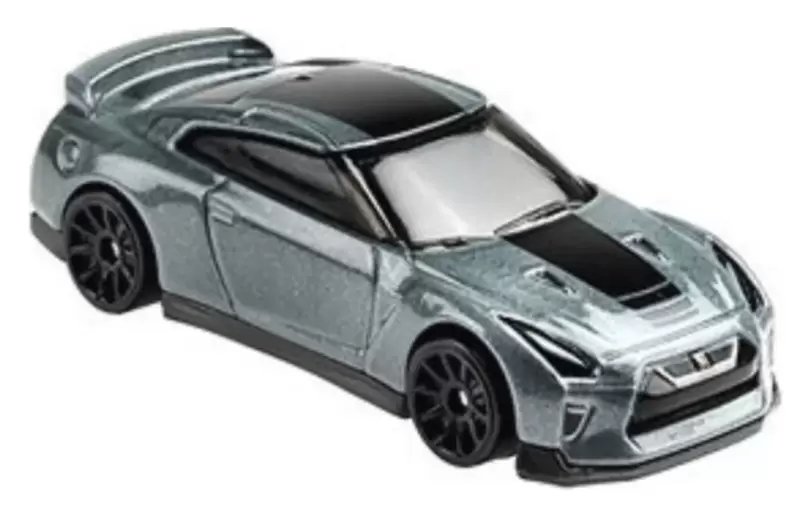 Foto da miniatura Hot Wheels 17 Nissan GT-R (R35) na cor Cinza