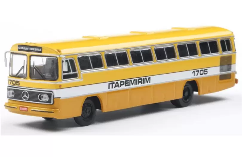 Foto da miniatura BR Classics Mercedes Benz Monobloco O355 Itapemirim na cor Amarelo