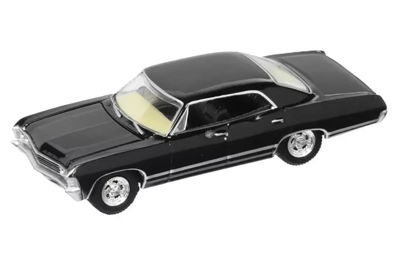 Foto da miniatura Greenlight 1967 Chevrolet Impala Sport Sedan - Supernatural na cor Preto
