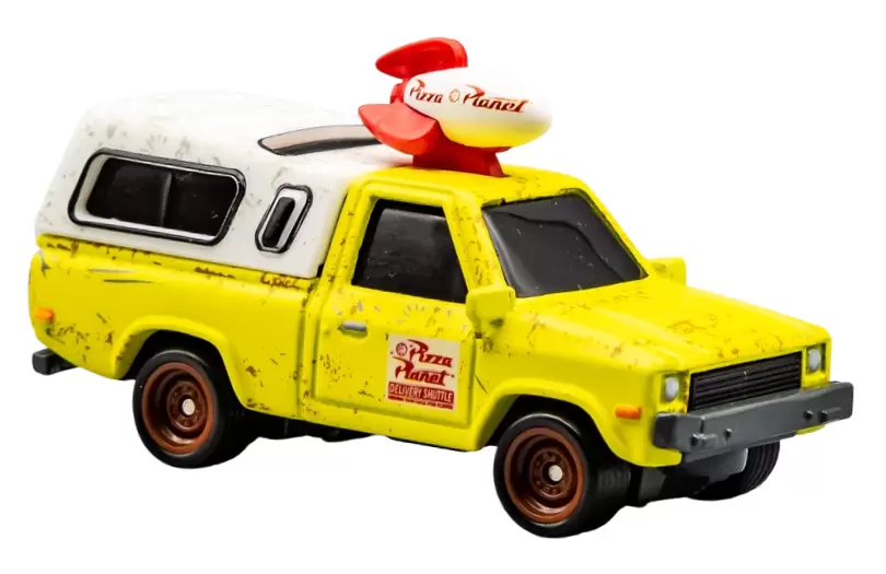 Foto da miniatura Hot Wheels Pizza Planet Truck na cor Amarelo