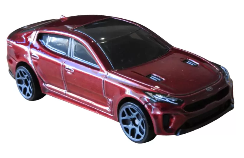 Foto da miniatura Hot Wheels 2019 Kia Stinger GT na cor Vermelho