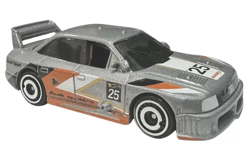 Foto da miniatura Hot Wheels Audi 90 quattro na cor Prata