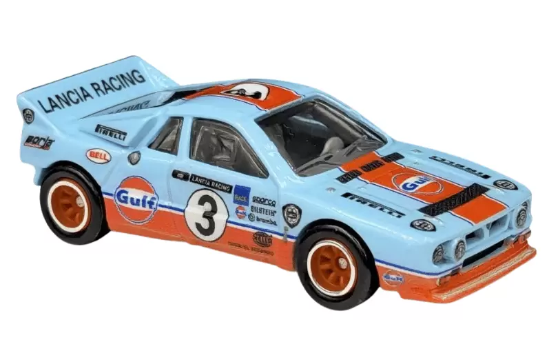 Foto da miniatura Hot Wheels Gulf - Lancia 037 na cor Azul