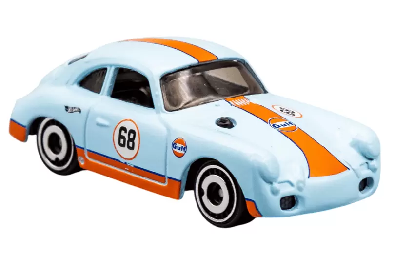 Foto da miniatura Hot Wheels Gulf - Porsche 356 Outlaw na cor Azul