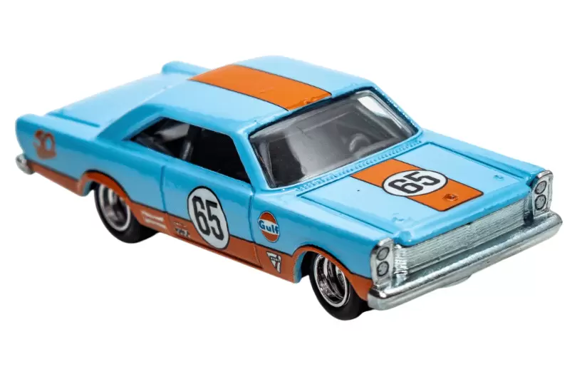 Foto da miniatura Hot Wheels 65 Ford Galaxie na cor Azul
