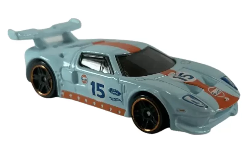 Foto da miniatura Hot Wheels Ford GT LM na cor Azul