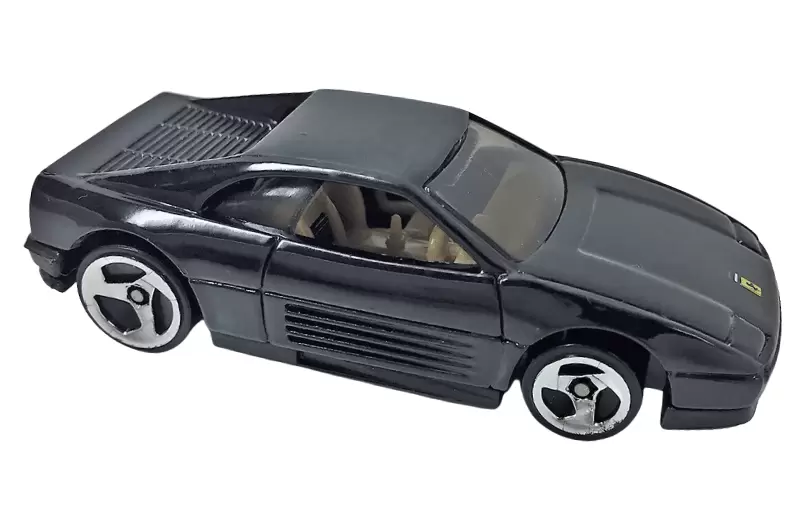Foto da miniatura Hot Wheels Ferrari 348 Black na cor Preto