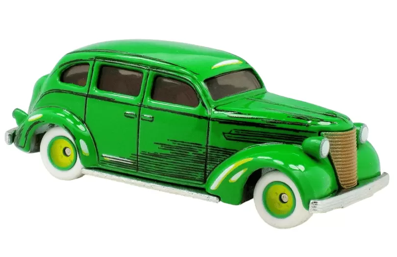 Foto da miniatura Hot Wheels Action Comics #1 Sedan na cor Verde