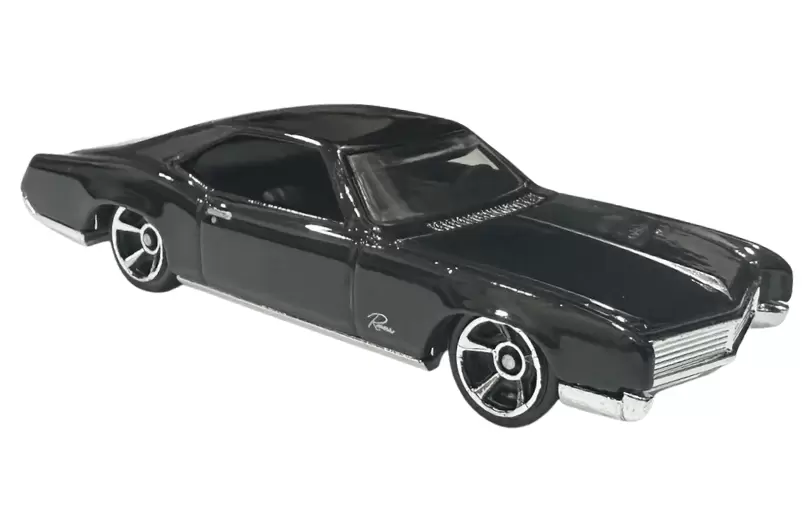 Foto da miniatura Hot Wheels 66 Buick Riviera na cor Preto