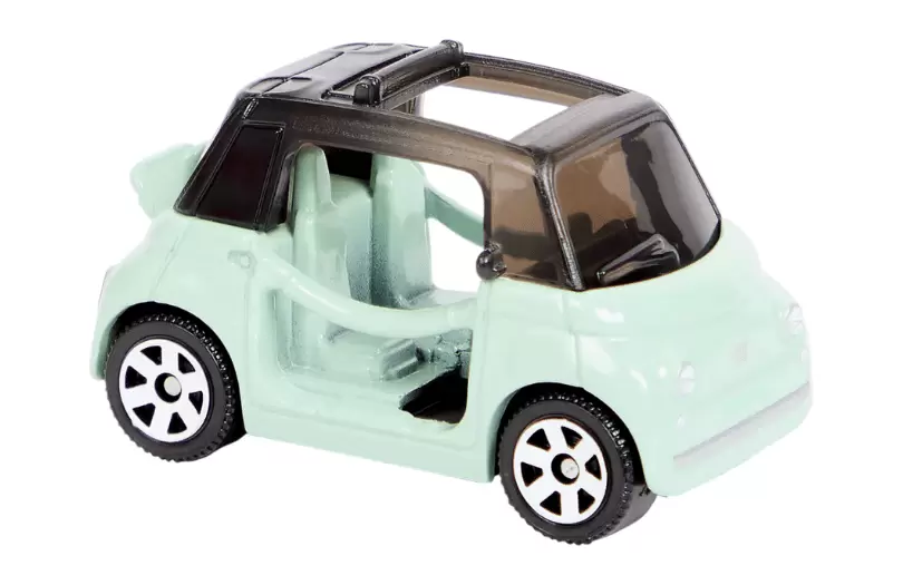 Foto da miniatura Matchbox 2024 Fiat Topolino na cor Verde