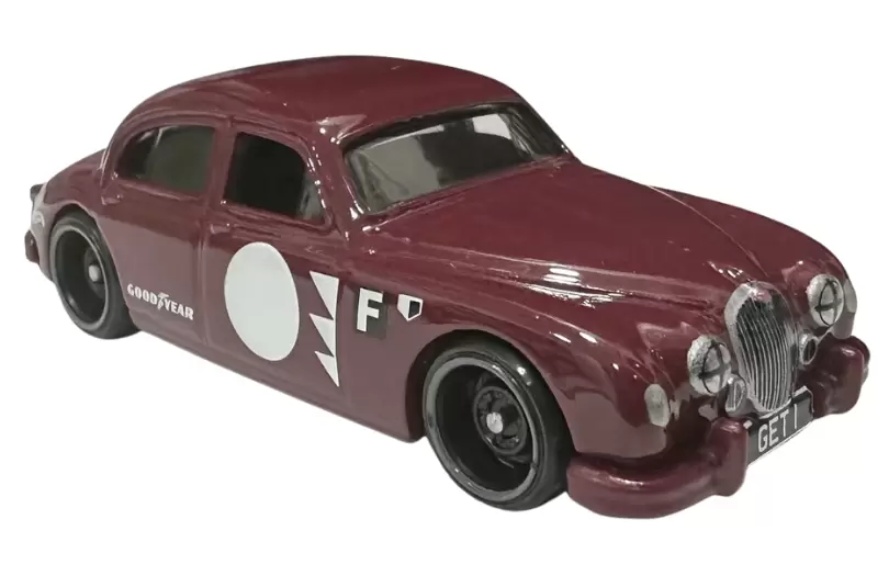 Foto da miniatura Hot Wheels Jaguar Mk1 na cor Vermelho