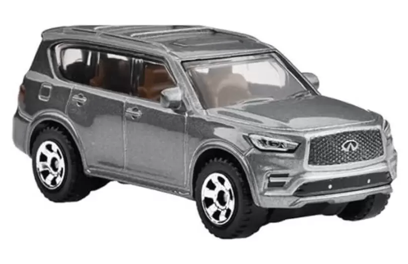 Foto da miniatura Matchbox 2022 Infiniti QX80 na cor Cinza