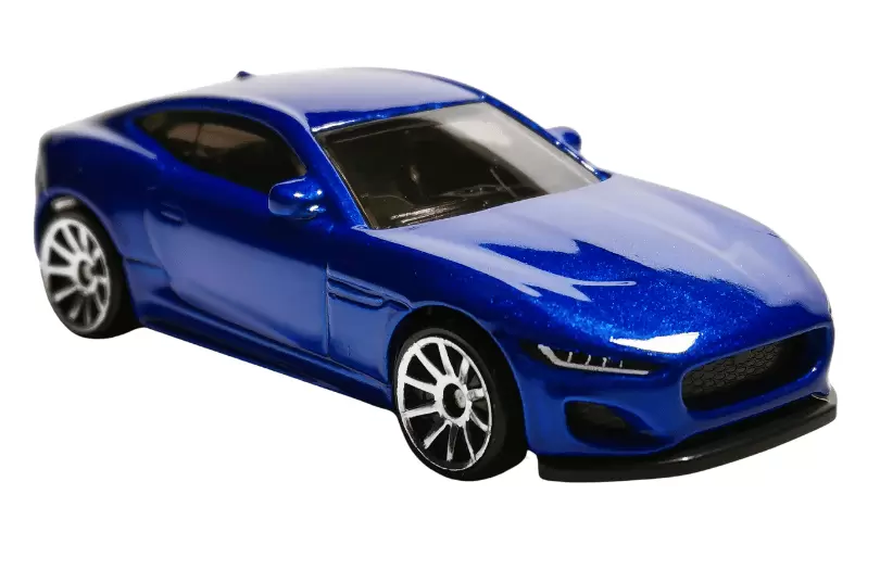 Foto da miniatura Hot Wheels 2020 Jaguar F-Type na cor Azul