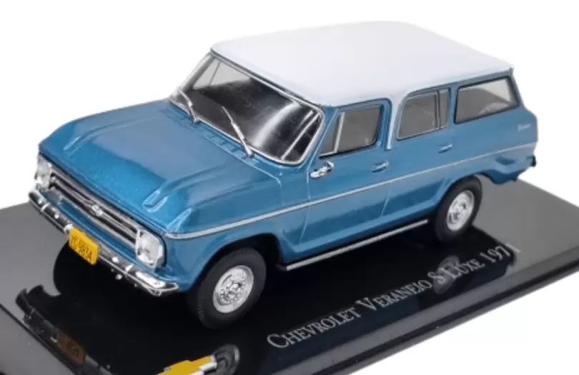 Foto da miniatura IXO Veraneio S Luxe 1971 na cor Azul