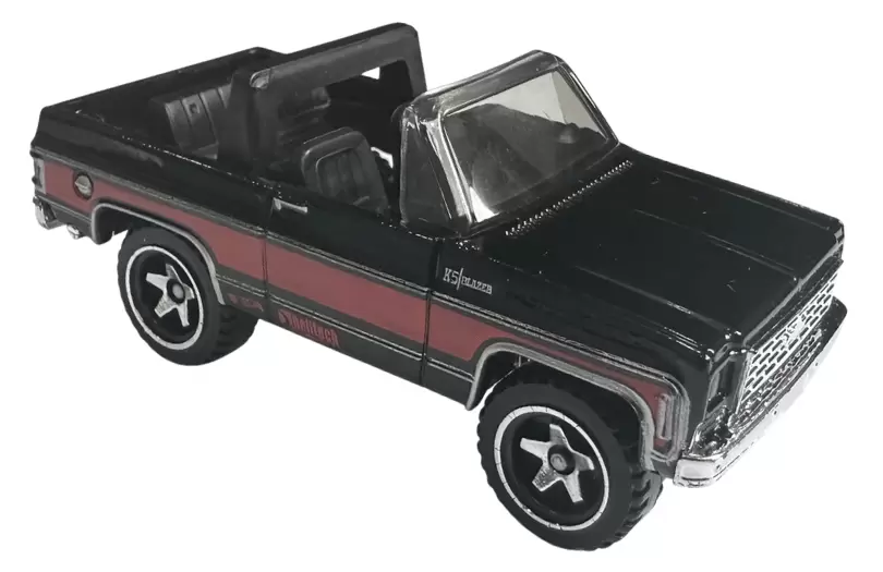 Foto da miniatura Hot Wheels 75 Chevy Blazer Custom na cor Preto