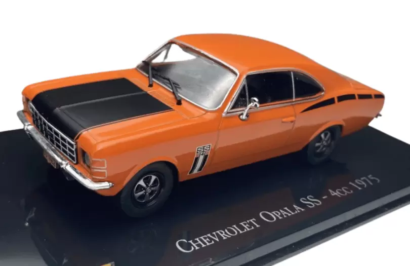 Foto da miniatura IXO Opala SS - 4CC 1975 na cor Laranja