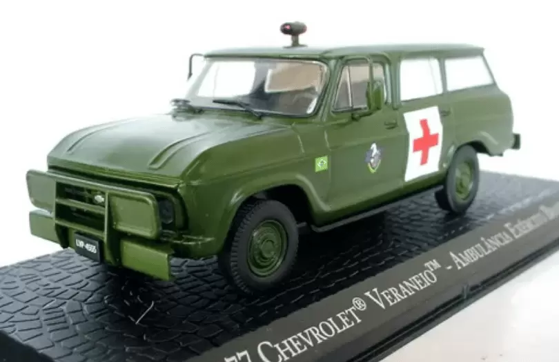 Foto da miniatura IXO Veraneio Ambulância Do Exército na cor Verde