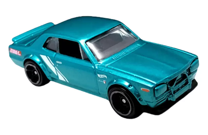 Foto da miniatura Hot Wheels Nissan Skyline H/T 2000GT-X na cor Verde