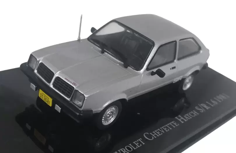 Foto da miniatura IXO Chevrolet Chevette Hatch S/R 1.6 - 1981 na cor Prata