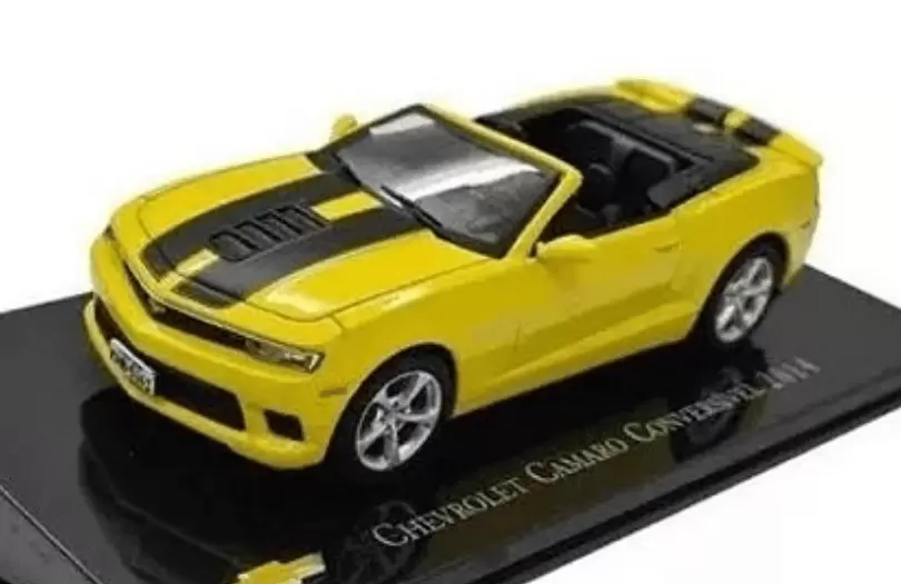 Foto da miniatura IXO Chevrolet Camaro Conversível - 2014 na cor Amarelo