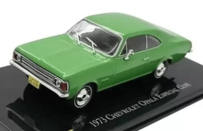 Foto da miniatura IXO Chevrolet Opala Especial Cupê - 1973 na cor Verde