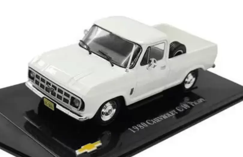 Foto da miniatura IXO Chevrolet C-10 - 1980 na cor Branco