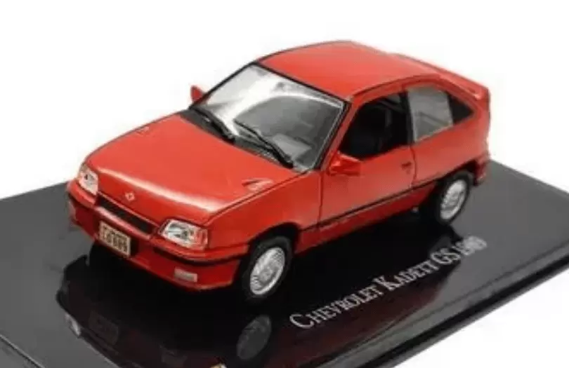 Foto da miniatura IXO Chevrolet Kadett GS - 1989 na cor Vermelho