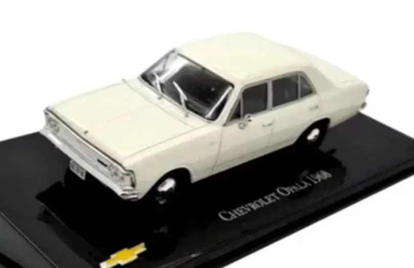 Foto da miniatura IXO Chevrolet Opala - 1968 na cor Branco